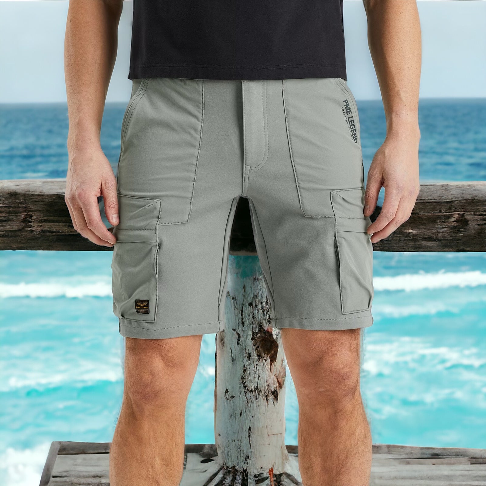 Uitgelicht: PME Legend Airylon Cargo Shorts Tech Fabric Sweat