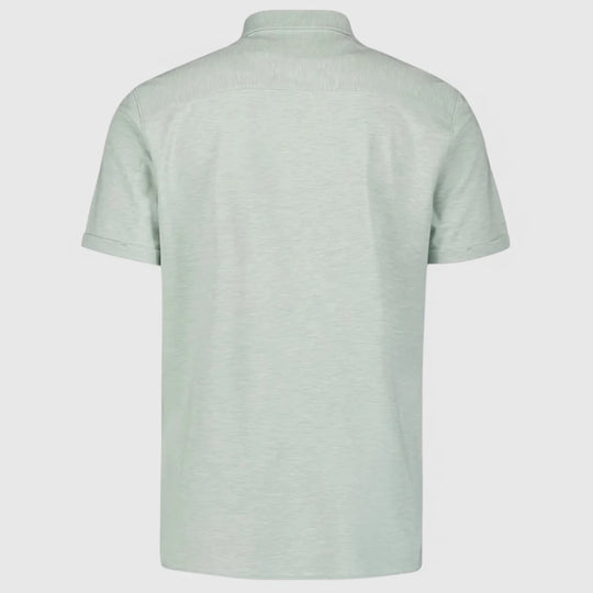 27420381-058 No Excess Shirt Short Sleeve Jersey Melange Stretch Mint