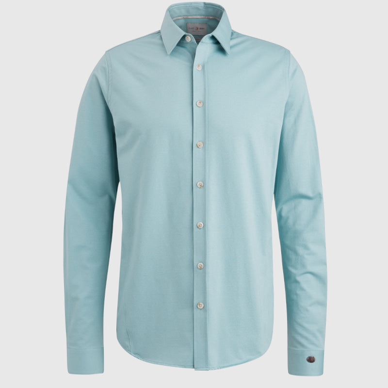 Cast Iron Long Sleeve Shirt Twill Jersey Overhemd