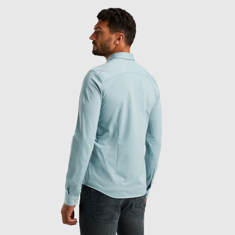 Cast Iron Long Sleeve Shirt Twill Jersey Overhemd