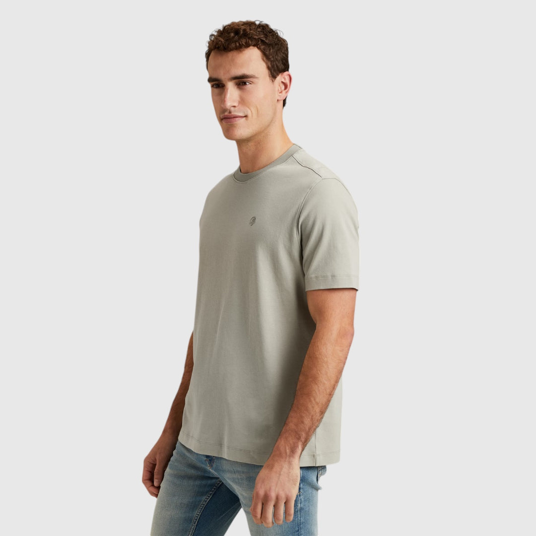 CTSS2502550-6169 Cast Iron Short Sleeve Round Neck Regular Fit Interlock Seagrass