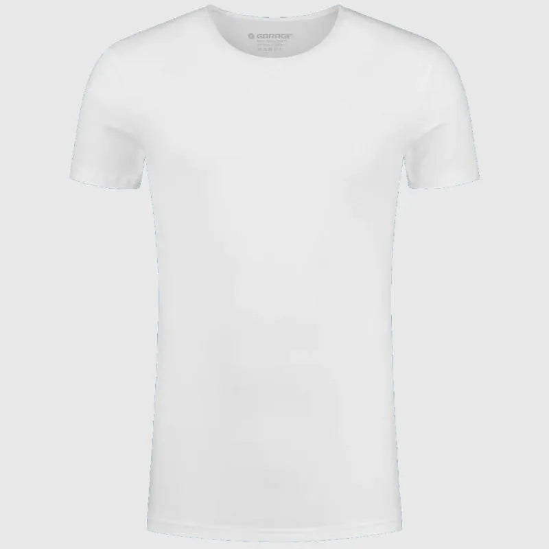 Body Fit O-Neck White | Garage | 201-White | Versteegh Jeans