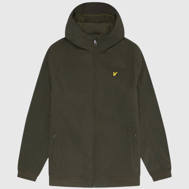 JK2110V-W485 Lyle & Scott Fleece Back Softshell Jacket