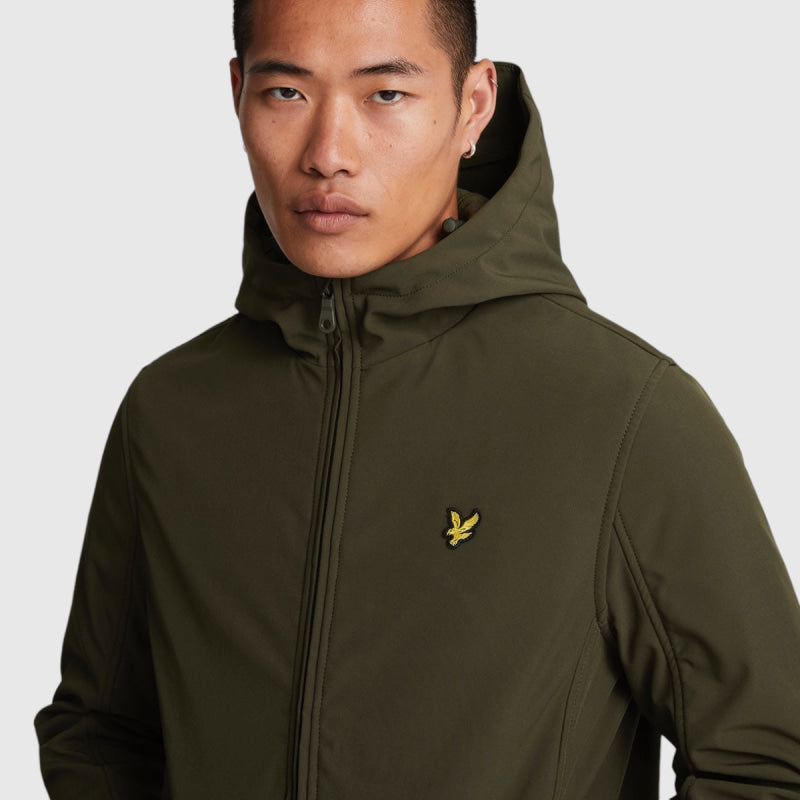 JK2110V-W485 Lyle & Scott Fleece Back Softshell Jacket