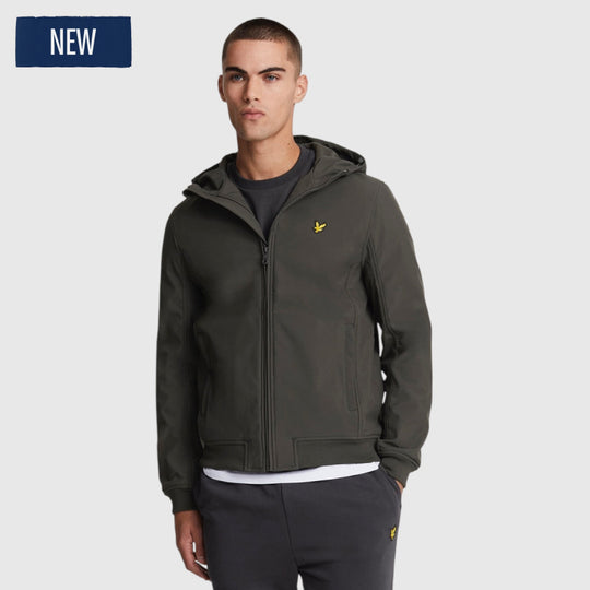 jk2110v-w635 Lyle & Scott Fleece Back Softshell Jacket