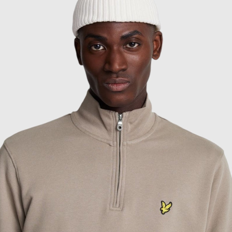 KN2112VC-W870 Lyle & Scott Cotton Merino 1/4 Zip Jumper