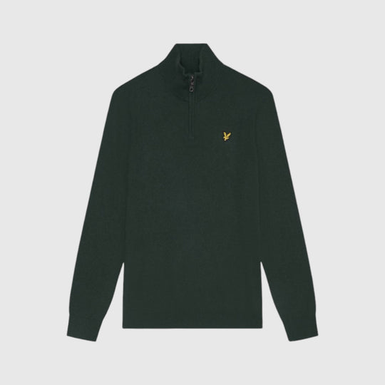 KN2112VC-X311 Lyle & Scott Cotton Merino 1/4 Zip Jumper