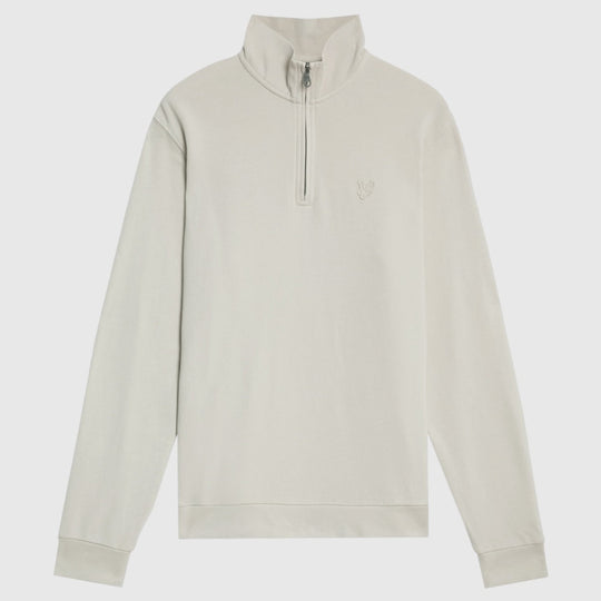 ML2022TON-W870 Lyle & Scott Tonal Eagle Quarter Zip Sweat