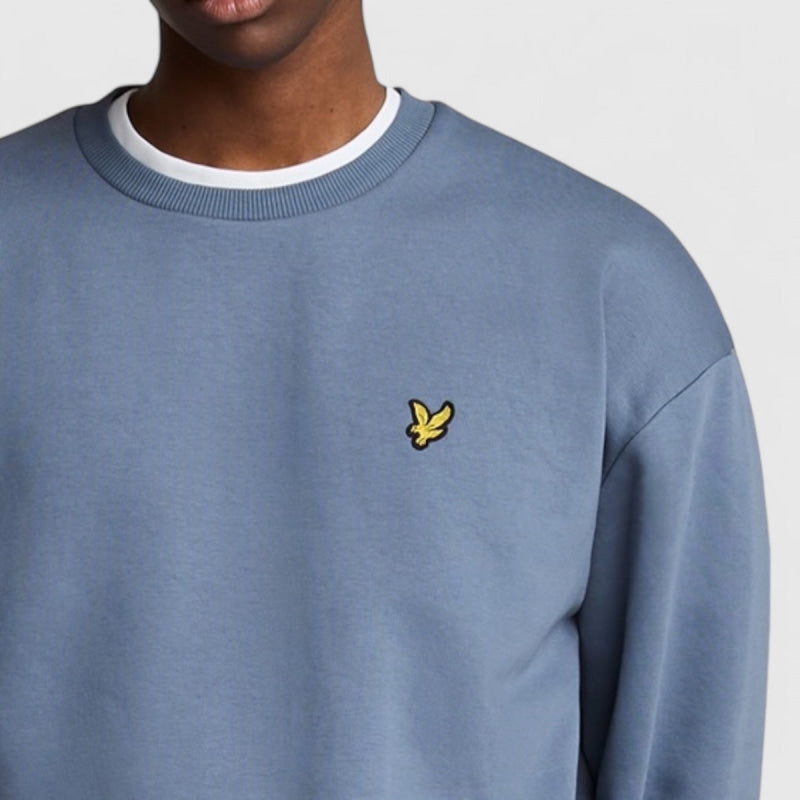 ML2128V-Z263 Lyle & Scott Oversized Crew Neck Sweatshirt