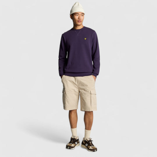 ML424VOG-X457 Lyle & Scott Crew Neck Sweatshirt Thistle Shadow