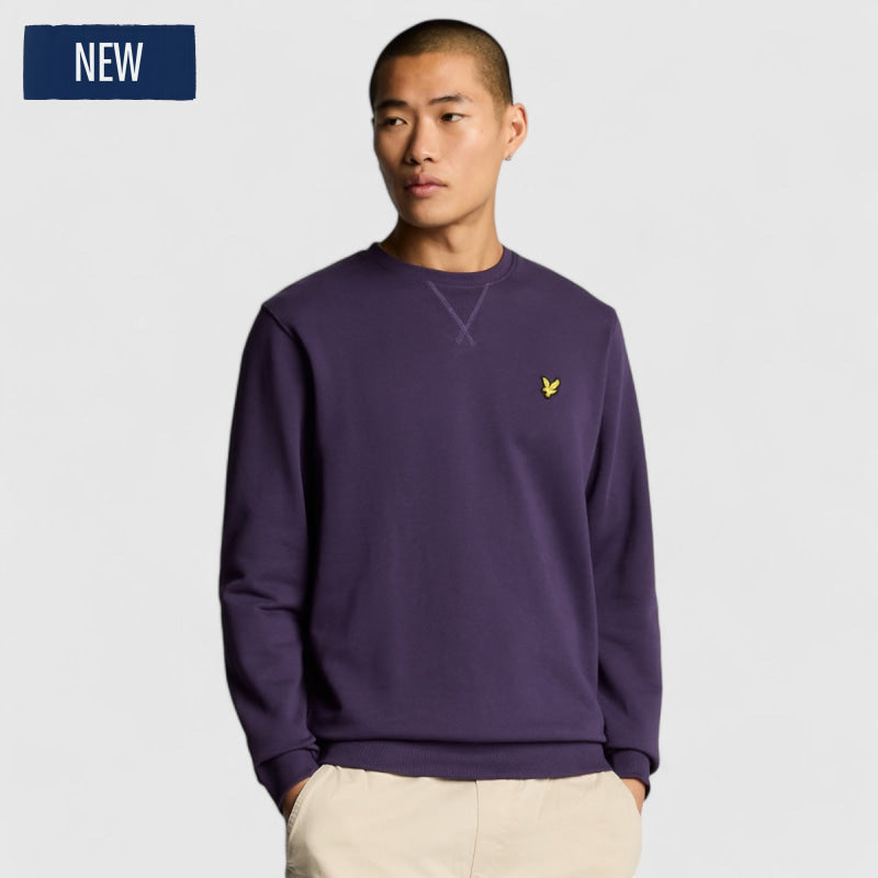 ML424VOG-X457 Lyle & Scott Crew Neck Sweatshirt Thistle Shadow