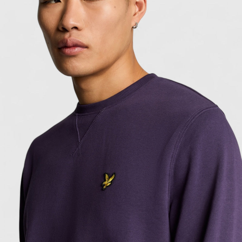 ML424VOG-X457 Lyle & Scott Crew Neck Sweatshirt Thistle Shadow