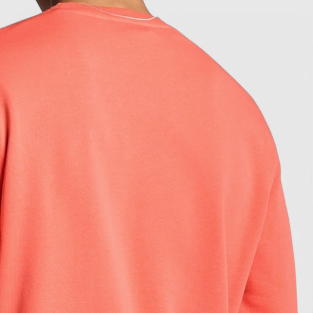 ML424VOG-X586 Lyle & Scott Crew Neck Sweatshirt Coral Stand