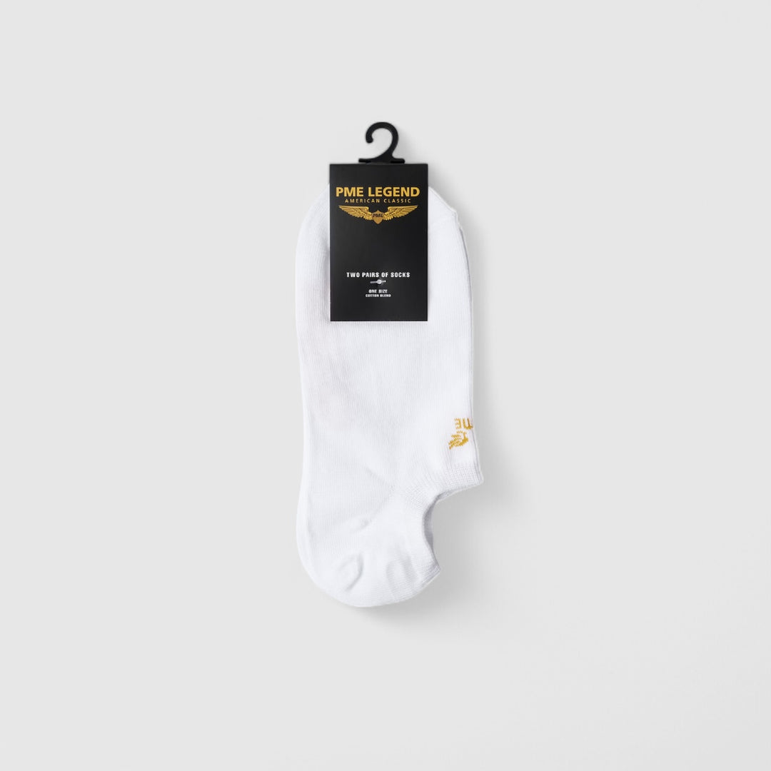 PAC2502922-7003 PME Legend Socks Sneaker Cotton Blend Socks 2 Pack Bright White