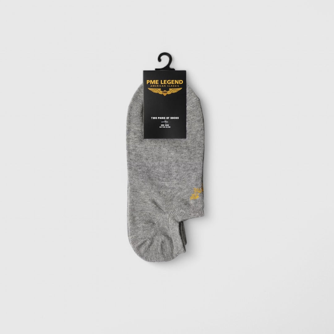 PAC2502922-961 PME Legend Socks Sneaker Cotton Blend Socks 2 Pack Grey