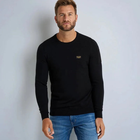 buckley knit pkw0000330 999 pme legend trui black crop1