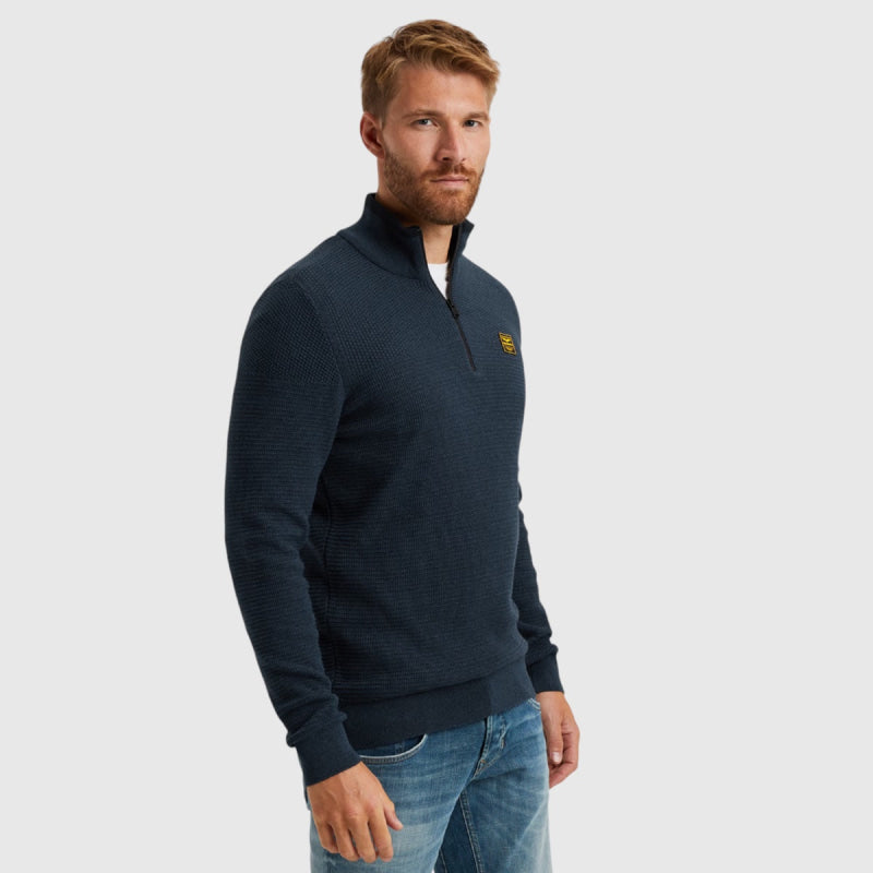 PKW2410301-5281 PME Legend Half zip collar cotton mouline