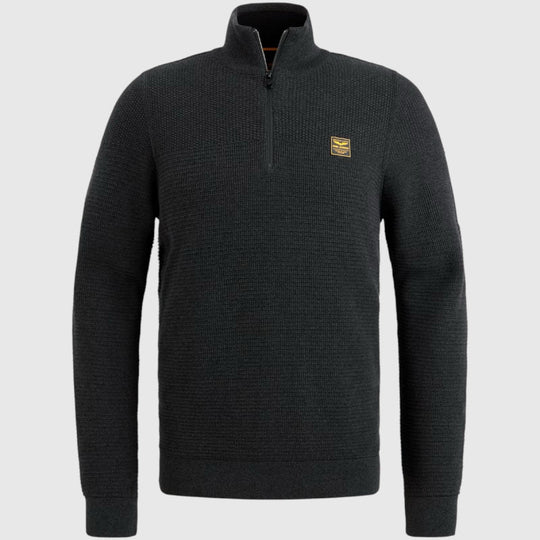 Pme Legend Half Zip Collar Cotton Mouline Truien