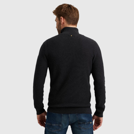 Pme Legend Half Zip Collar Cotton Mouline Truien