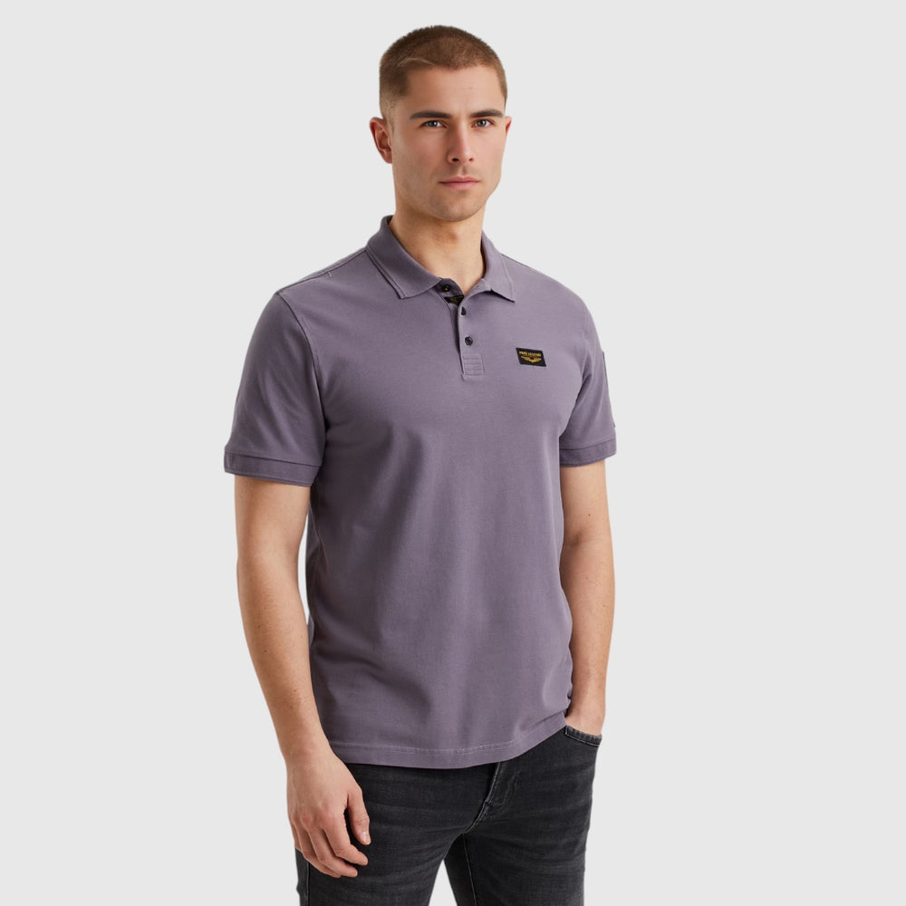 PPSS2502899-4184 PME Legend Short Sleeve Trackway Polo Paars