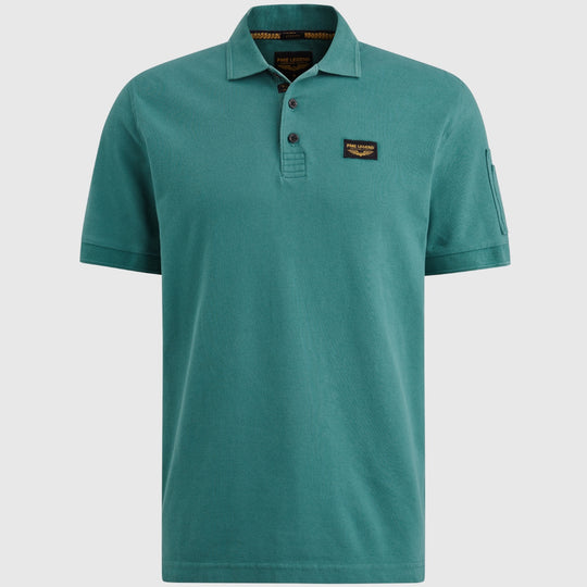 PPSS2502899-6072 PME Legend Short Sleeve Trackway Polo groen