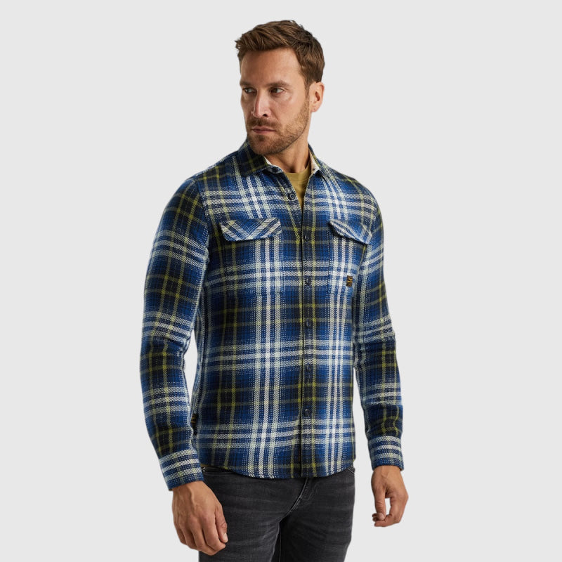 PSI2408202-5281 PME Legend Long Sleeve Shirt Heavy Twill Check