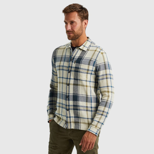 PSI2408207-7013 PME Legend Long Sleeve Shirt Matt Weave Check