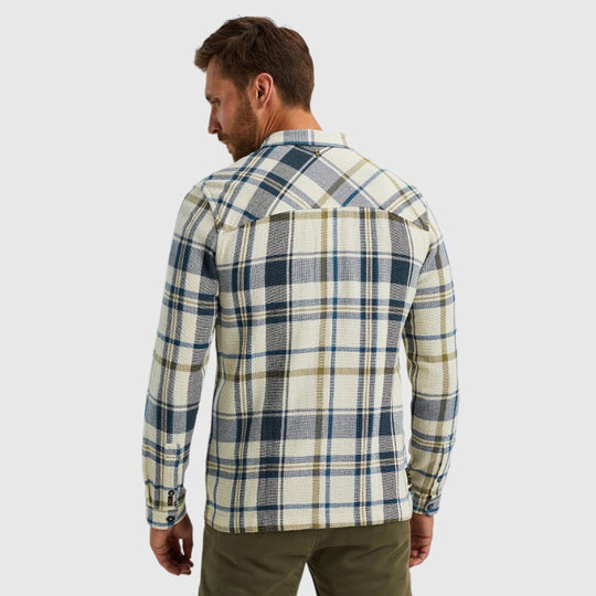 PSI2408207-7013 PME Legend Long Sleeve Shirt Matt Weave Check