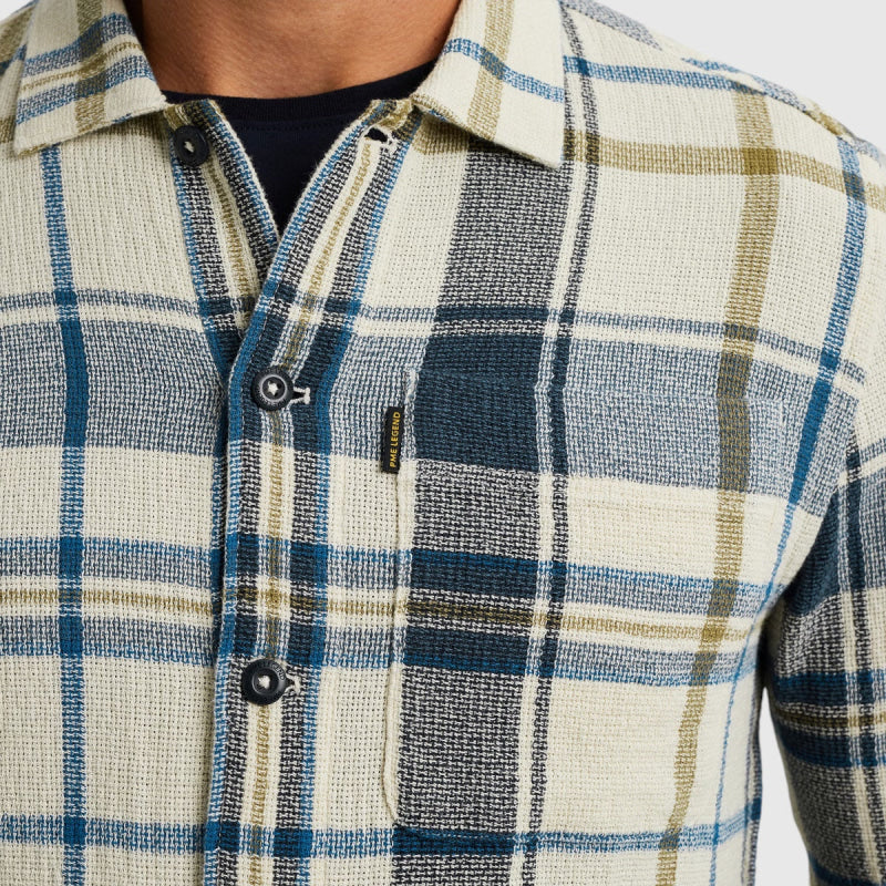 PSI2408207-7013 PME Legend Long Sleeve Shirt Matt Weave Check