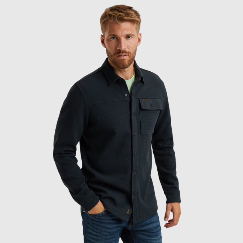 PSI2411254-5281 PME Legend Long Sleeve Shirt Waffle Double Face Jersey