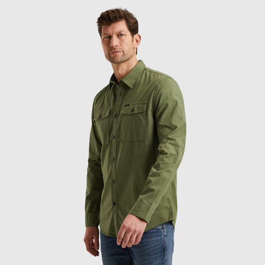 PME Legend Long Sleeve Shirt Light Poplin Stretch