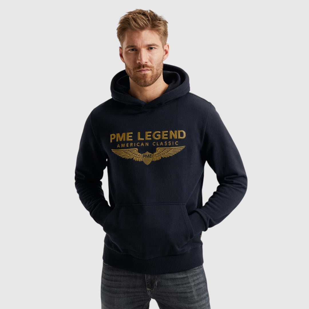  PSW0000550-5281 PME Legend Hoodie With Logo Salute/Navy