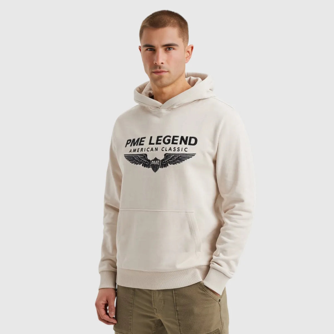 PSW0000550-7011 PME Legend Hoodie With Logo Bone White