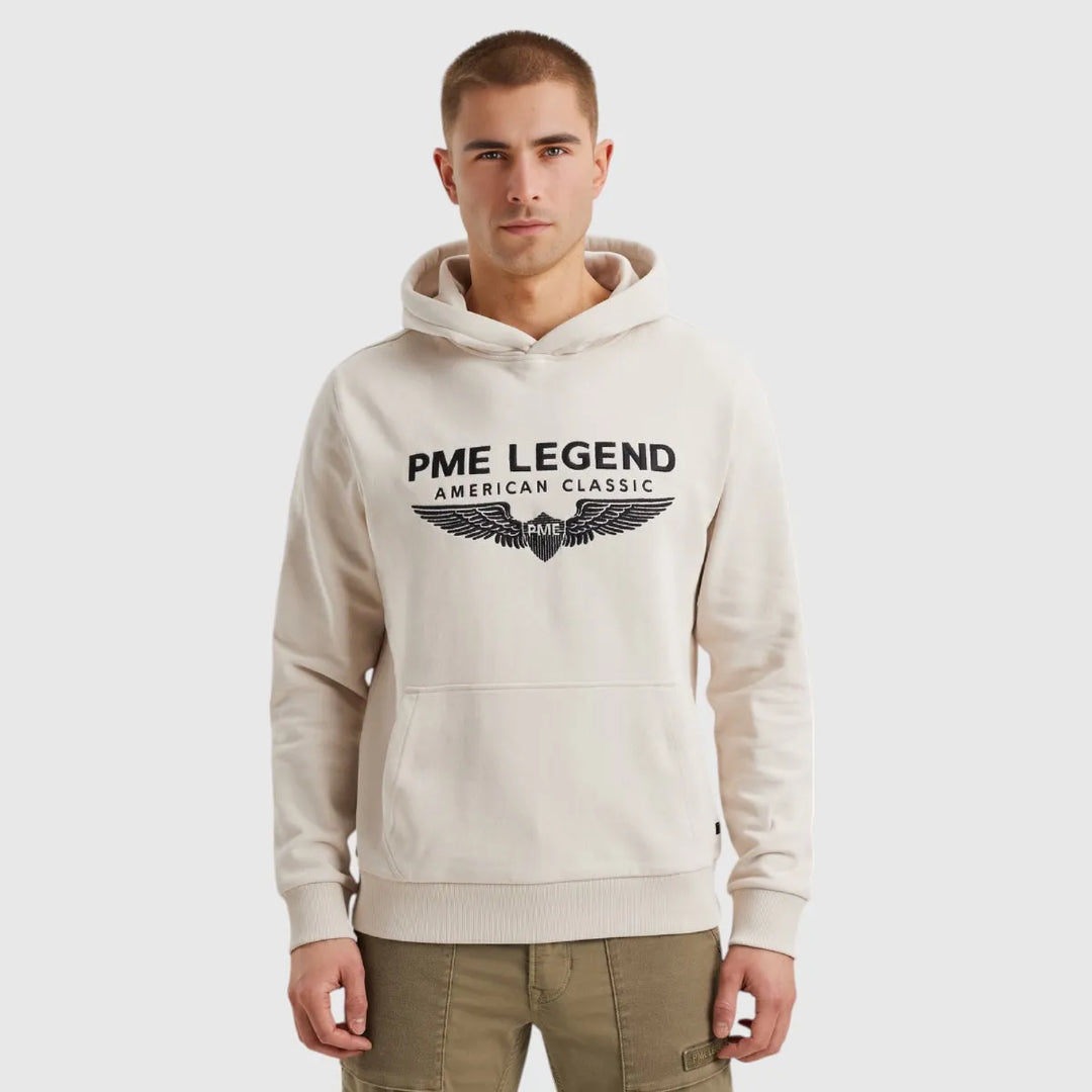 PSW0000550-7011 PME Legend Hoodie With Logo Bone White