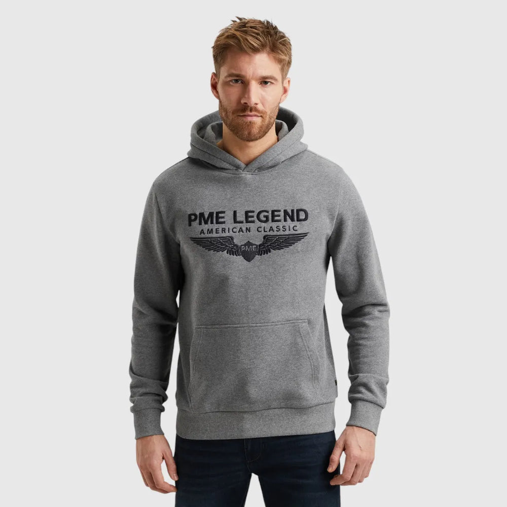 PSW0000550-960 PME Legend Hoodie With Logo Grey