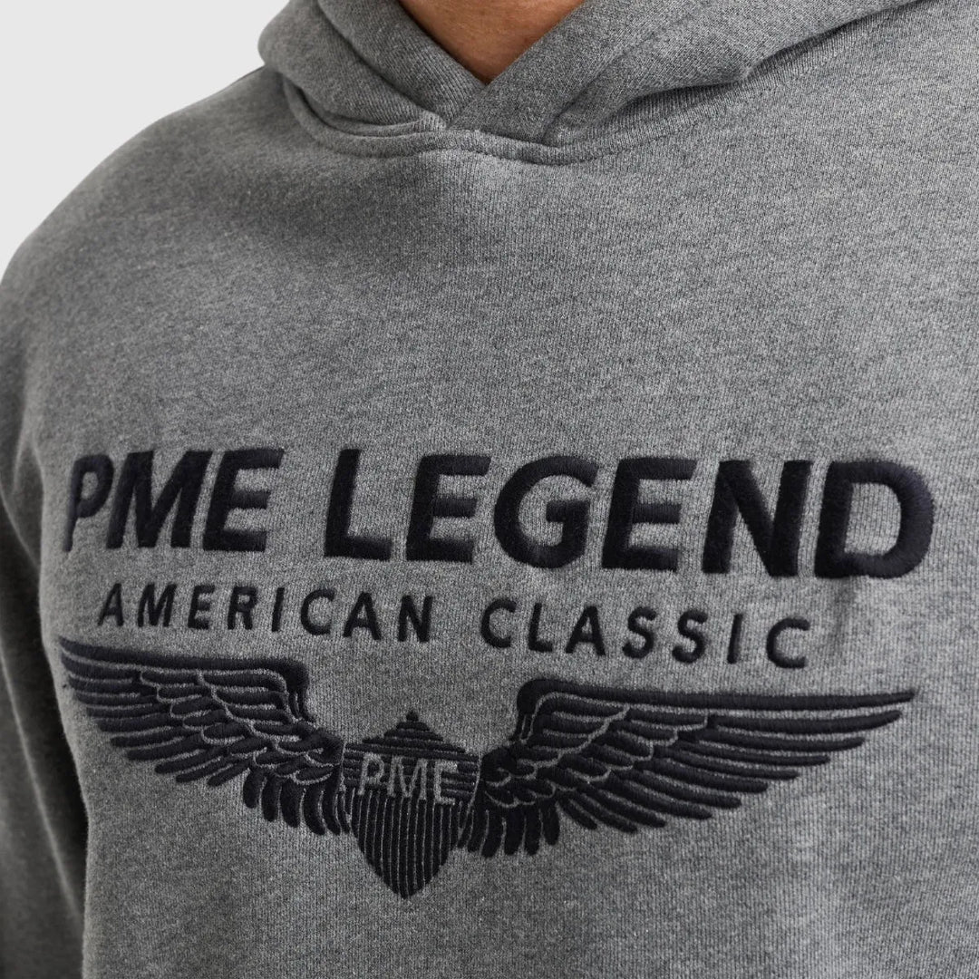 PSW0000550-960 PME Legend Hoodie With Logo Grey