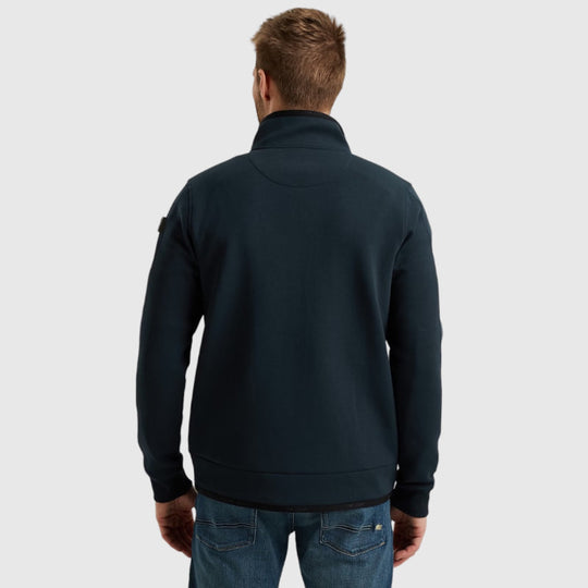 Pme Legend Zip Jacket Jacquard Interlock Sweater