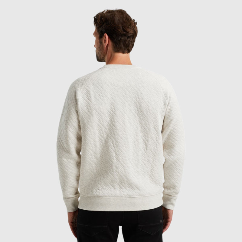 PSW2410471-910 PME Legend Crewneck Cable Jacquard Sweat