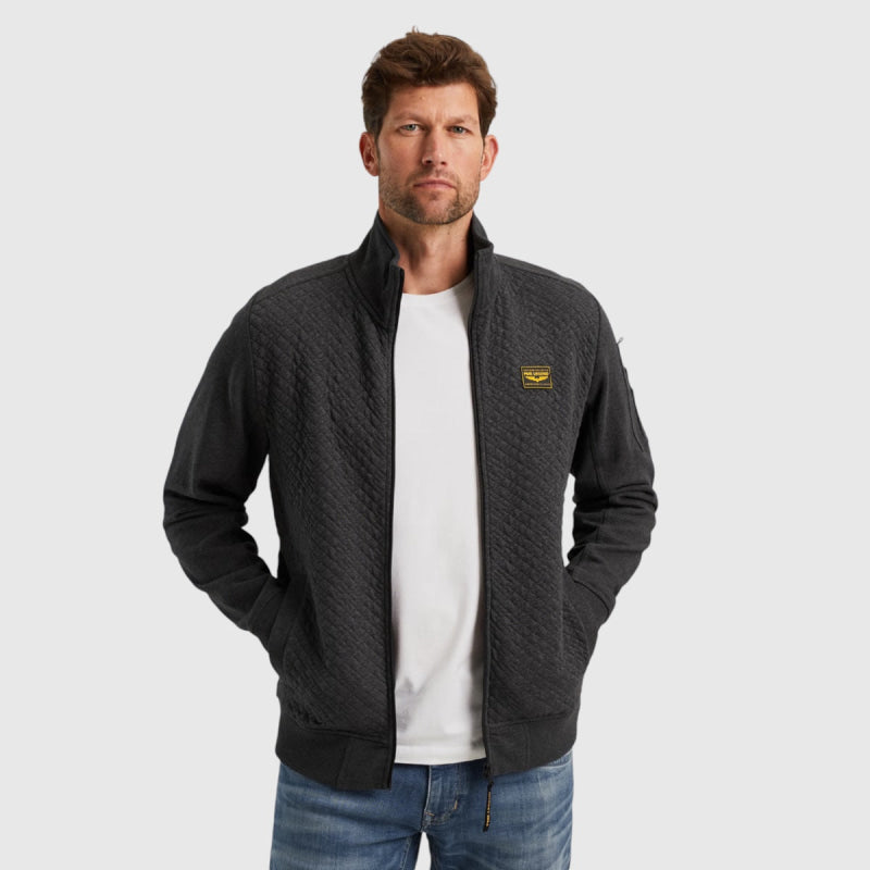 PSW2410474-996 PME Legend Zip Jacket Jacquard Interlock Sweat