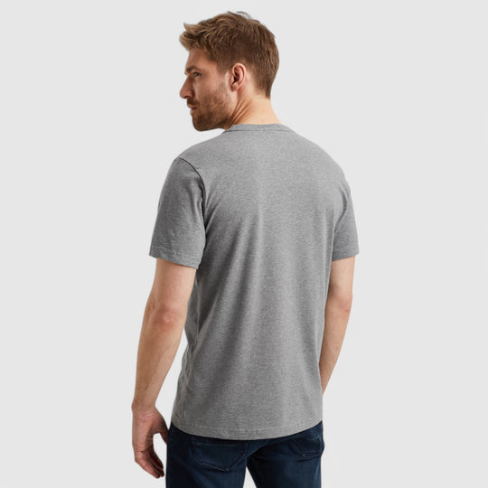 PTSS0000588-960 PME Legend Cotton Elastan Logo T-Shirt Grey