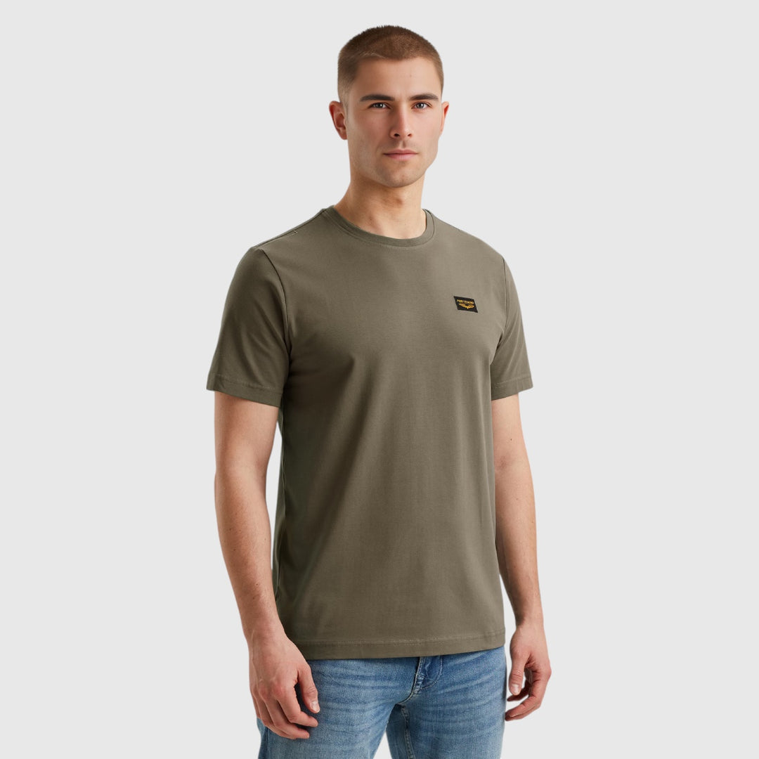 PTSS2502599-8035 PME Legend Short Sleeve Round Neck Guyver T-Shirt Brown