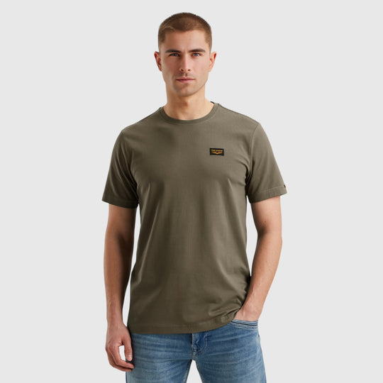 PTSS2502599-8035 PME Legend Short Sleeve Round Neck Guyver T-Shirt Brown