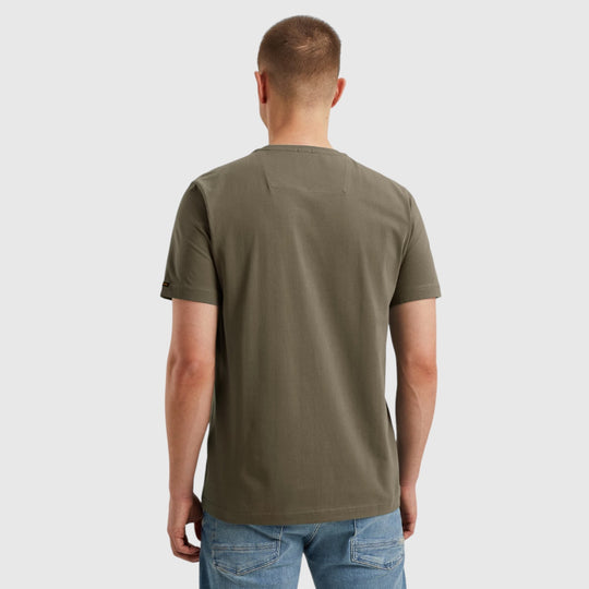 PTSS2502599-8035 PME Legend Short Sleeve Round Neck Guyver T-Shirt Brown