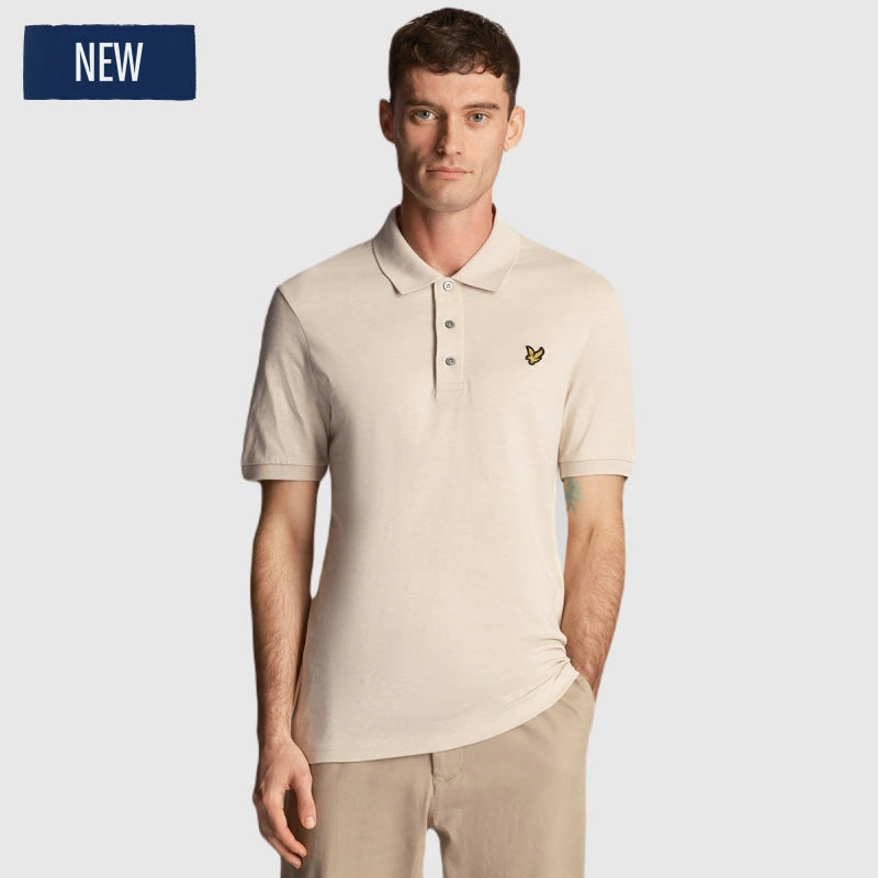 sp2000v-w870 slub polo shirt short sleeve lyle & scott polo cove