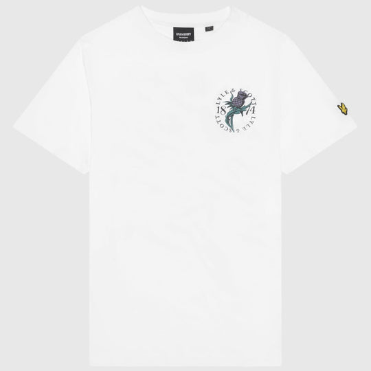 TS2105V-626 Lyle & Scott Thistle Flora Print T-Shirt