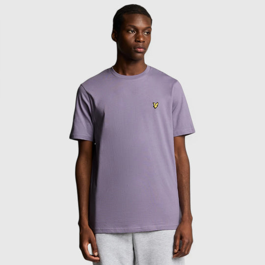 TS400VOG-X600 Lyle & Scott Plain T-Shirt Short Sleeve Dusk Purple