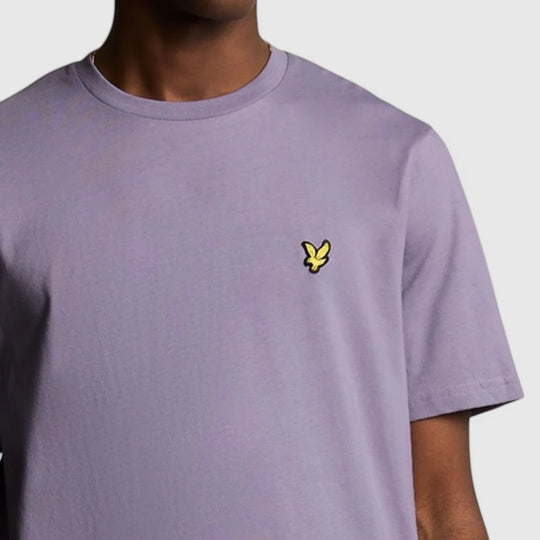 TS400VOG-X600 Lyle & Scott Plain T-Shirt Short Sleeve Dusk Purple