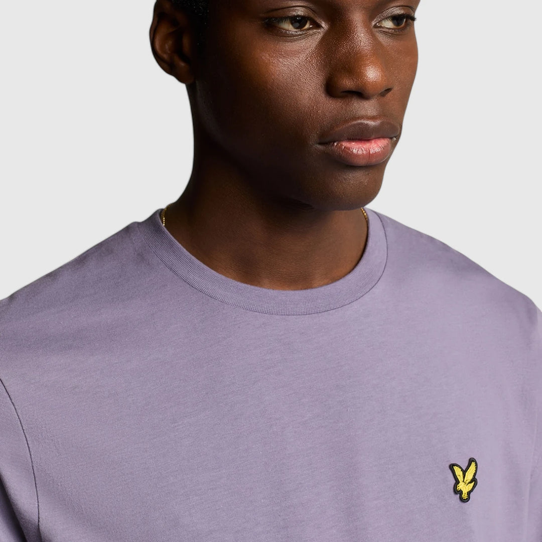 TS400VOG-X600 Lyle & Scott Plain T-Shirt Short Sleeve Dusk Purple