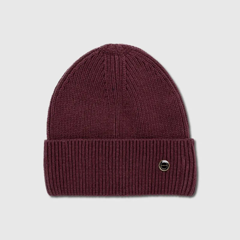 vanguard beanie VAC217405 4096 vanguard muts aubergine FRONT