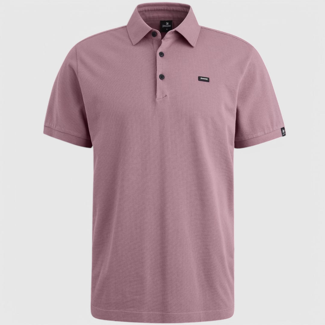 VPSS2503822-4133 Vanguard Polo Pique Waffle Structure Very Grape